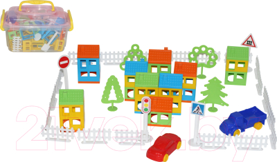 Конструктор Полесье Построй свой город / 56238