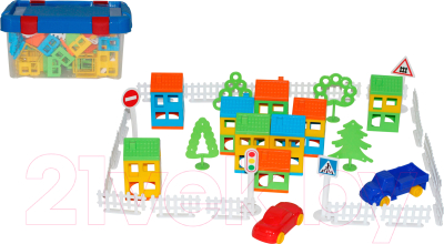 Конструктор Полесье Построй свой город / 56245