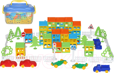 Конструктор Полесье Построй свой город / 56252