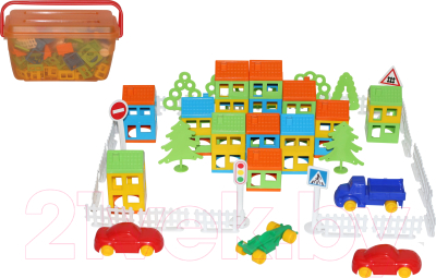 Конструктор Полесье Построй свой город / 56269 - фото