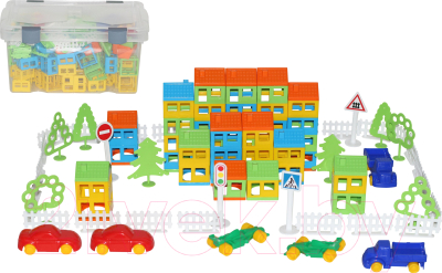 Конструктор Полесье Построй свой город / 56276