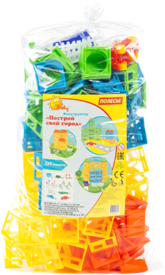 Конструктор Полесье Построй свой город / 53756 - фото