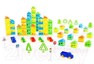 Конструктор Полесье Построй свой город / 53756