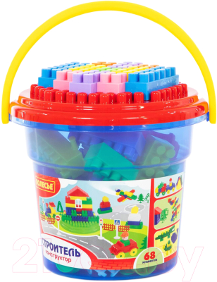 Конструктор Полесье Строитель / 37190 - фото