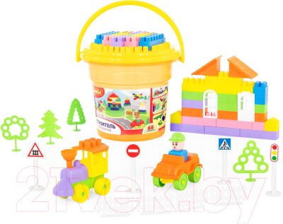 Конструктор Полесье Строитель / 37190