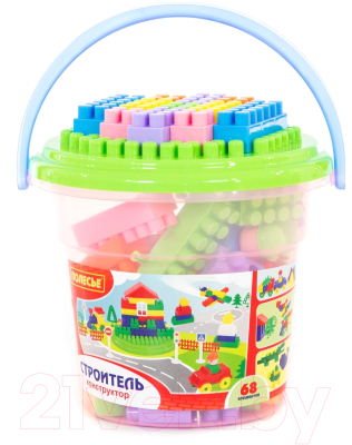 Конструктор Полесье Строитель / 37190