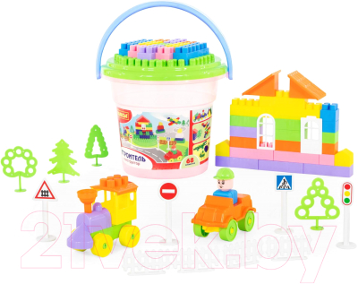 Конструктор Полесье Строитель / 37190