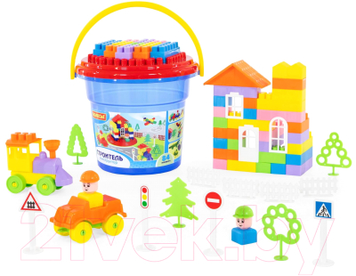Конструктор Полесье Строитель / 37213