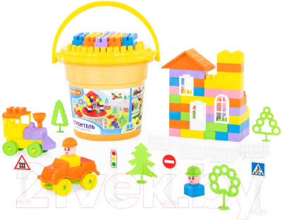 Конструктор Полесье Строитель / 37213