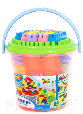 Конструктор Полесье Строитель / 37213