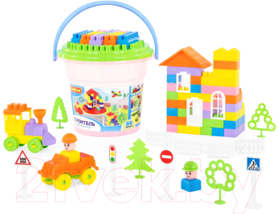 Конструктор Полесье Строитель / 37213