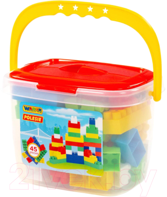 Конструктор Полесье Строитель / 41845 - фото