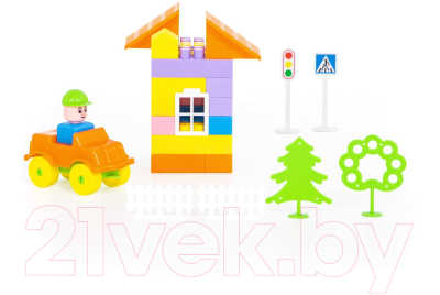 Конструктор Полесье Строитель / 41234