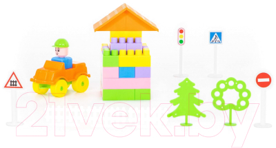 Конструктор Полесье Строитель / 41234