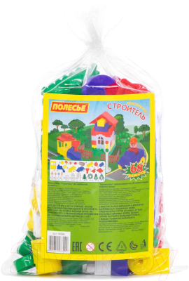 Конструктор Полесье Строитель / 36094 - фото