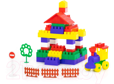 Конструктор Полесье Строитель / 36100