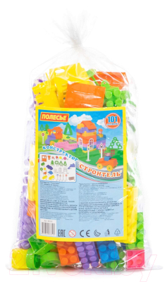 Конструктор Полесье Строитель / 36100