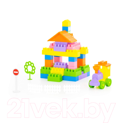 Конструктор Полесье Строитель / 36100