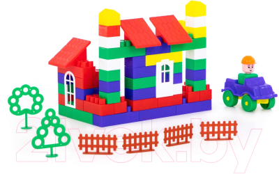 Конструктор Полесье Строитель / 36117
