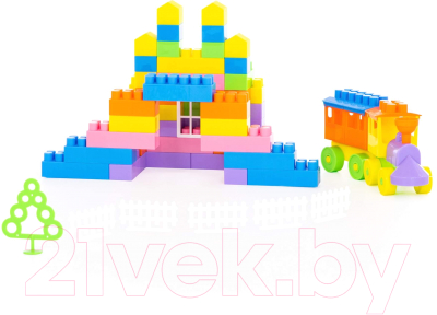 Конструктор Полесье Строитель / 36117