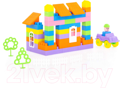 Конструктор Полесье Строитель / 36117