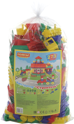 Конструктор Полесье Строитель / 36131 - фото
