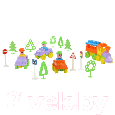 Конструктор Полесье Строитель / 36148