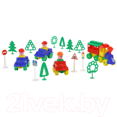 Конструктор Полесье Строитель / 36148