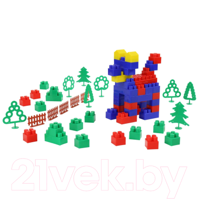 Конструктор Полесье Строитель / 36148