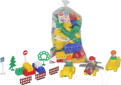 Конструктор Полесье Строитель / 52513 - фото