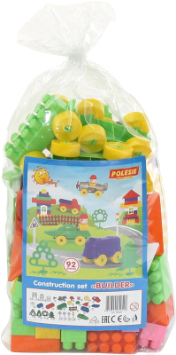 Конструктор Полесье Строитель / 52520 - фото