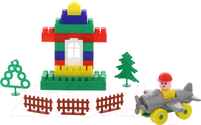 Конструктор Полесье Строитель / 52520