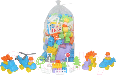 Конструктор Полесье Строитель / 52537