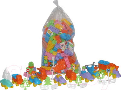 Конструктор Полесье Строитель / 52551