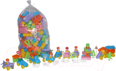 Конструктор Полесье Строитель / 52568