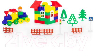 Конструктор Полесье Строитель / 50472