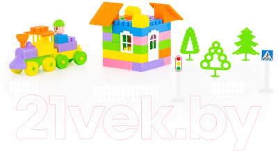 Конструктор Полесье Строитель / 50472