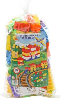 Конструктор Полесье Строитель Средний / 0583 - фото