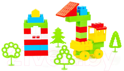 Конструктор Полесье Строитель Мини / 2952