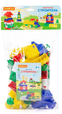 Конструктор Полесье Строитель Малый / 0590 - фото