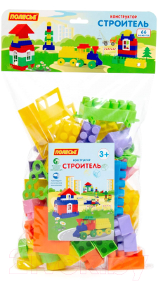 Конструктор Полесье Строитель Малый / 0590