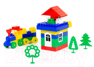Конструктор Полесье Строитель Малый / 0590