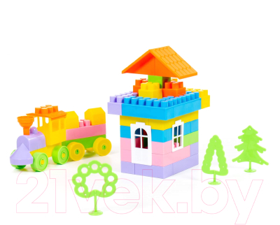 Конструктор Полесье Строитель Малый / 0590