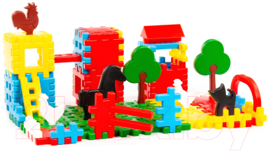 Конструктор Полесье Фермер / 4864