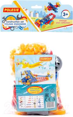 Конструктор Полесье Изобретатель. Самолет №2 / 55019 - фото