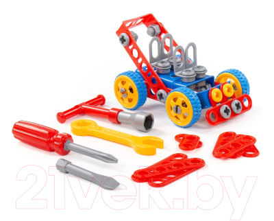 Конструктор Полесье Изобретатель. Автомобиль №1 / 55071