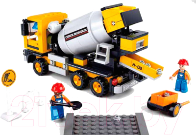Конструктор Sluban Бетономешалка / M38-B0550 - фото