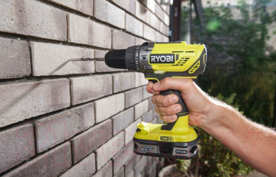 Аккумуляторная дрель-шуруповерт Ryobi R18PD3-0 (5133002888)