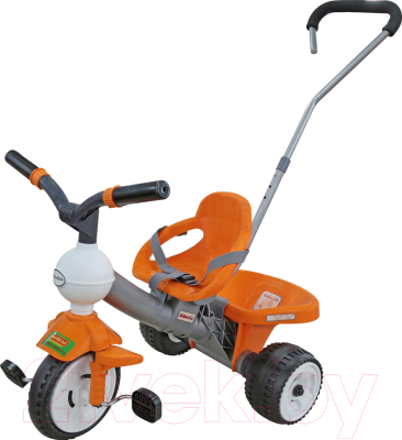 Трехколесный велосипед с ручкой Полесье Дидактик / 46338 - фото