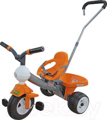 Трехколесный велосипед с ручкой Полесье Дидактик №3 / 46390 - фото